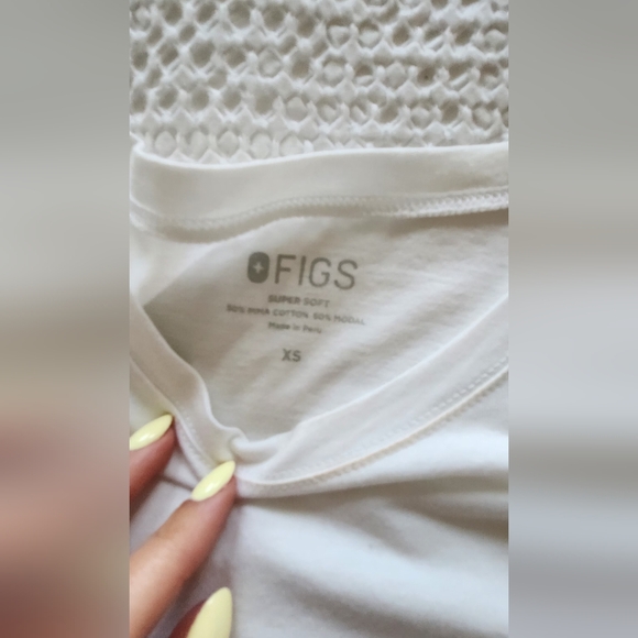 Figs White Super Soft Shirt - Picture 2 of 5